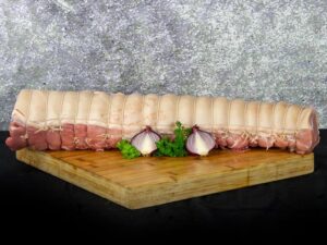 Whole  Loin of Pork with Crackling